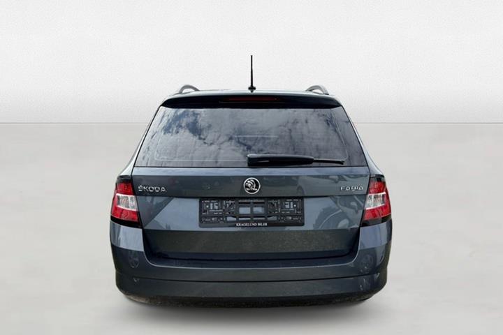 Grøn Skoda Fabia fra 2017