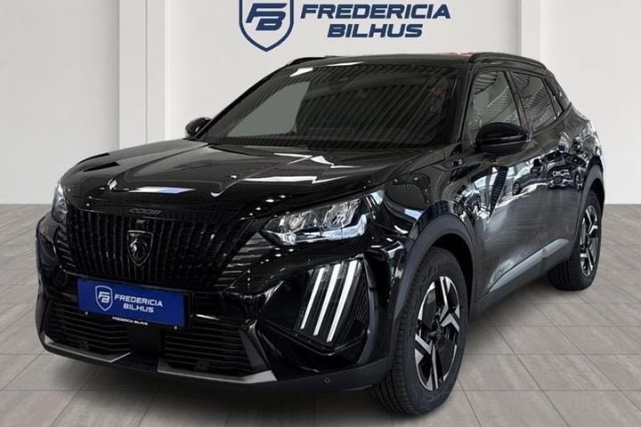 Sort Peugeot e-2008 fra 2025 set udefra
