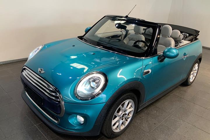 Turquoise Mini Cooper fra 2016