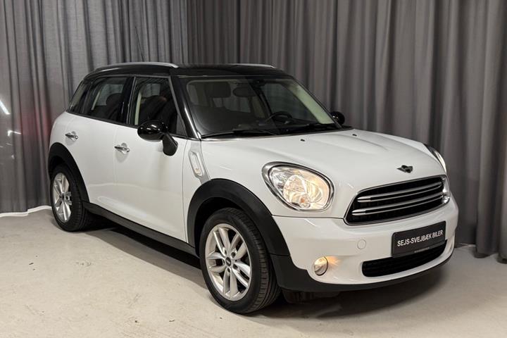 Hvid Mini Countryman Cooper fra 2015