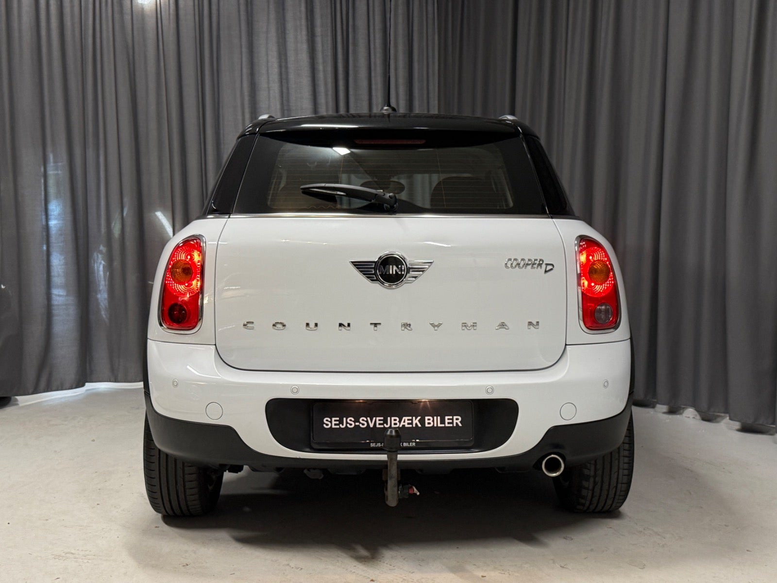 Hvid Mini Countryman Cooper fra 2015