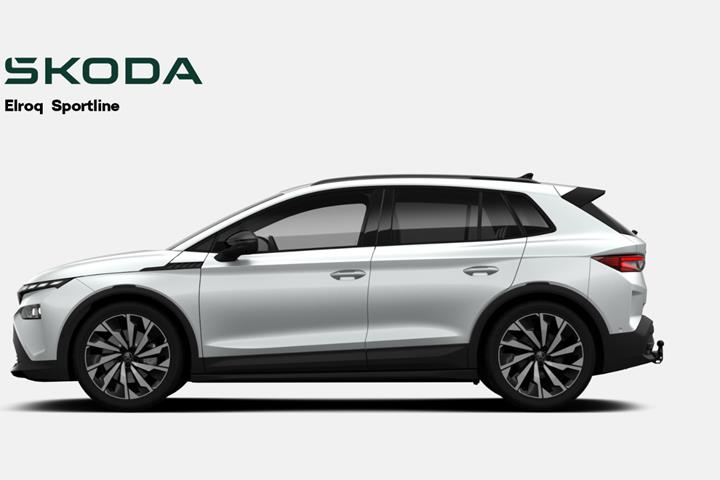 Hvid Skoda Elroq fra 2025