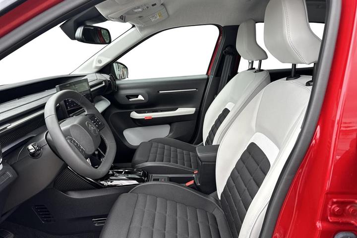 Rød Citroën e-C3 Aircross fra 2025
