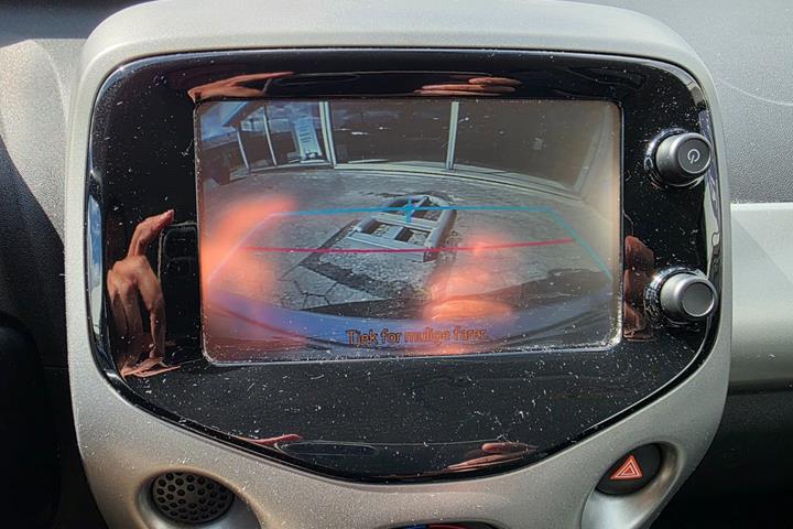 Sort Toyota Aygo fra 2015