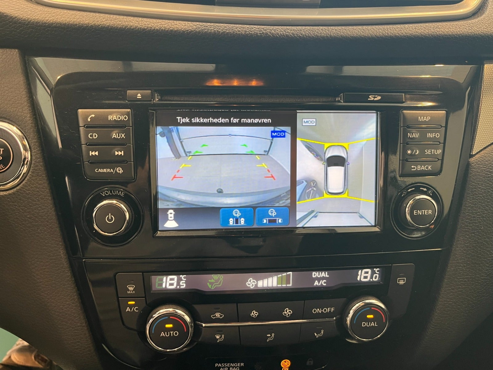 Grøn Nissan Qashqai fra 2018
