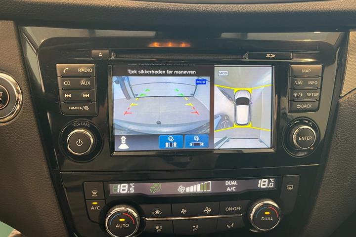 Grøn Nissan Qashqai fra 2018