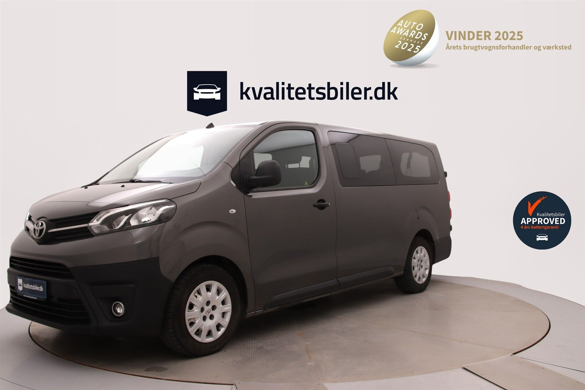 Toyota Proace Verso 1,5 Long D Combi skydedør, m/Dobbelt bagdør 120HK 6g