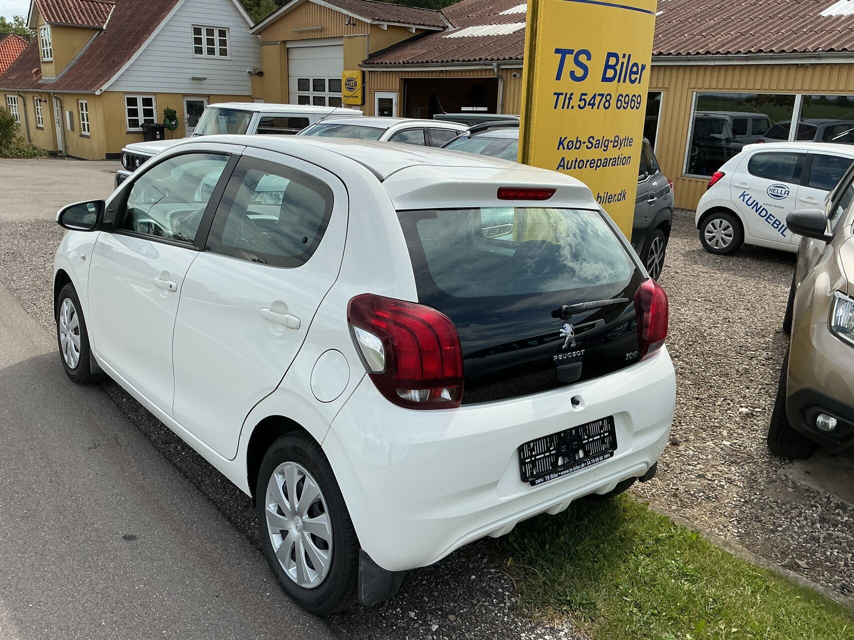 Hvid Peugeot 108 fra 2016