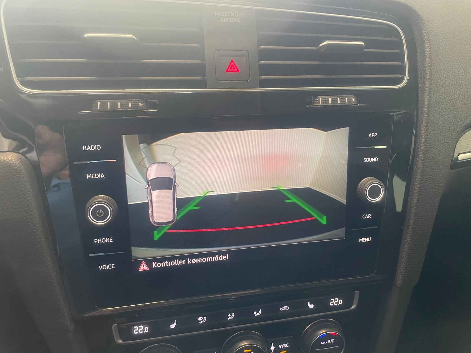 Sølv VW Golf VII fra 2019