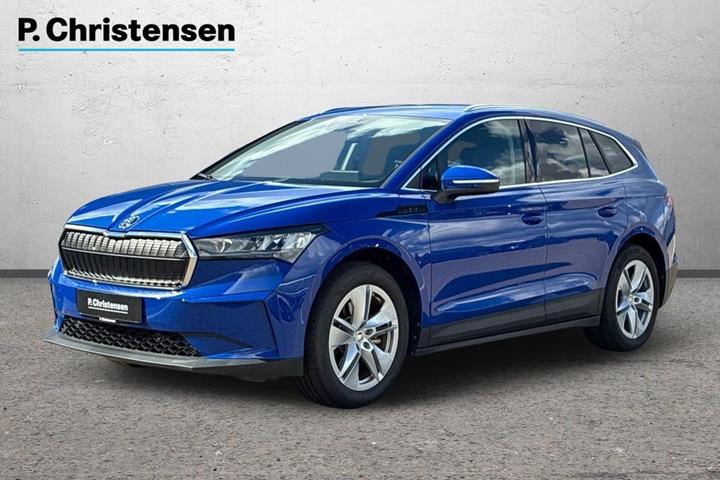 Blå Skoda Enyaq fra 2024
