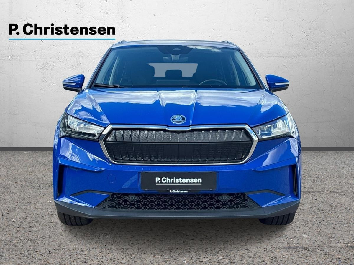 Blå Skoda Enyaq fra 2024