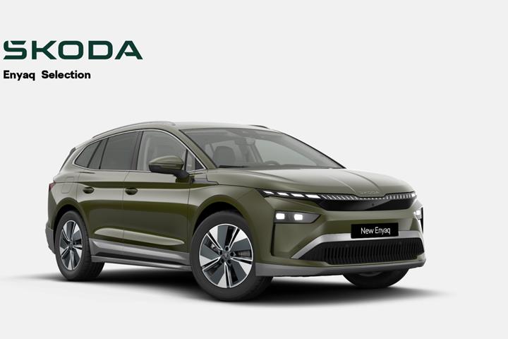 Grøn Skoda Enyaq fra 2026