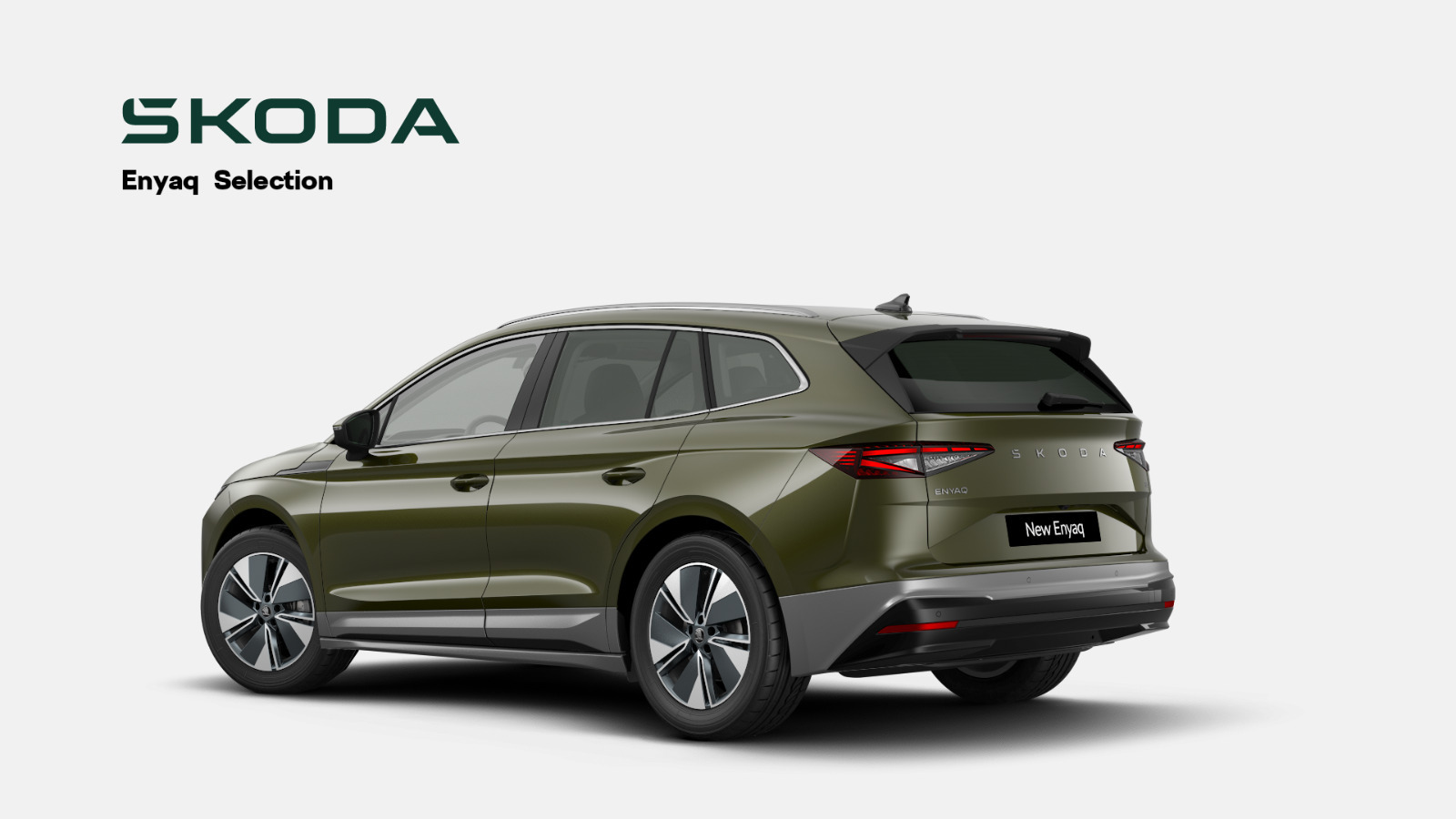 Grøn Skoda Enyaq fra 2026