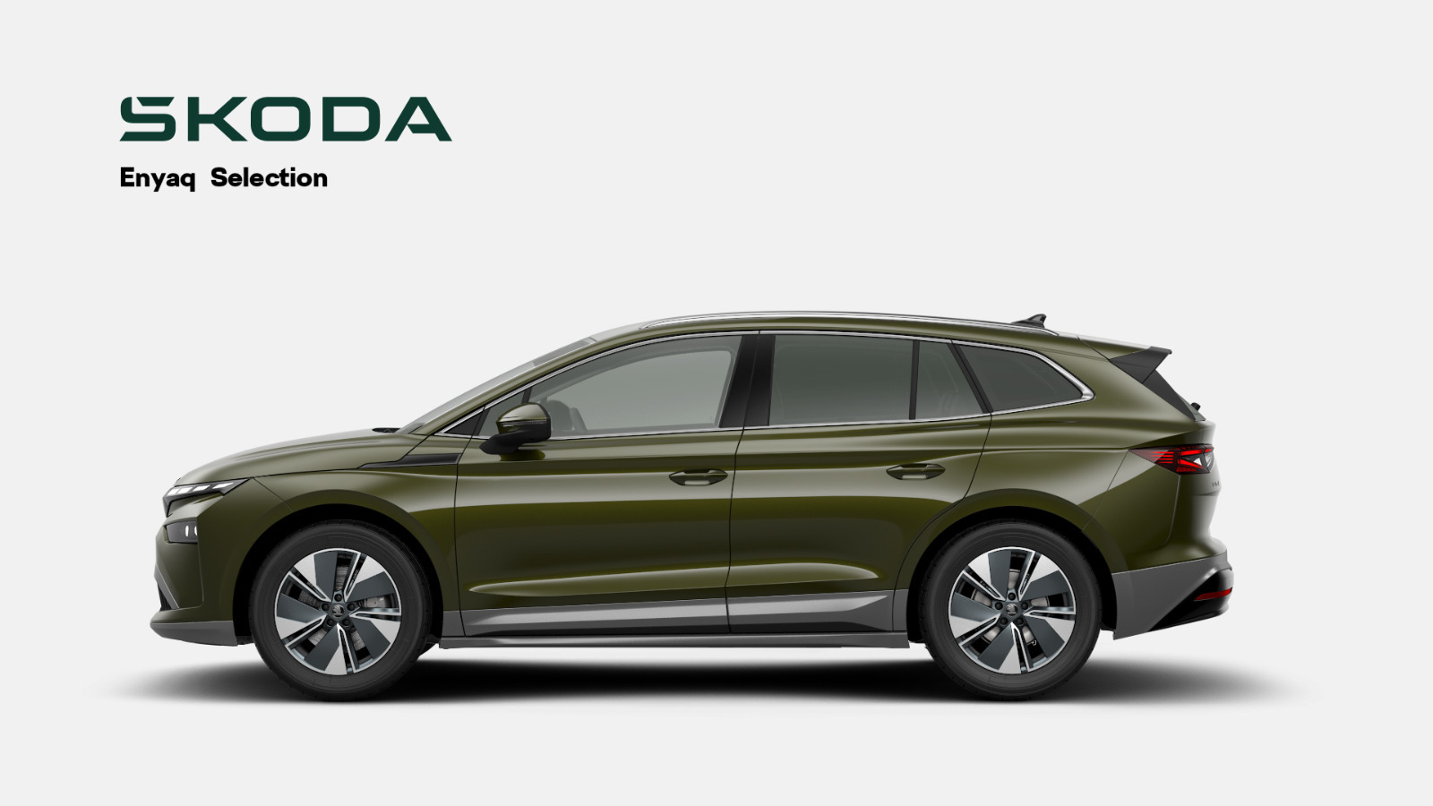 Grøn Skoda Enyaq fra 2026