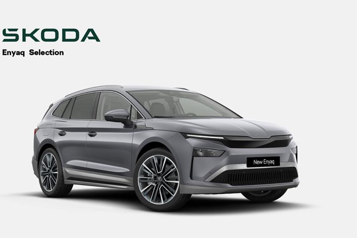 Grå Skoda Enyaq fra 2026