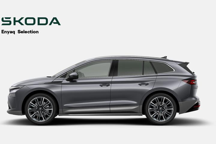 Grå Skoda Enyaq fra 2026