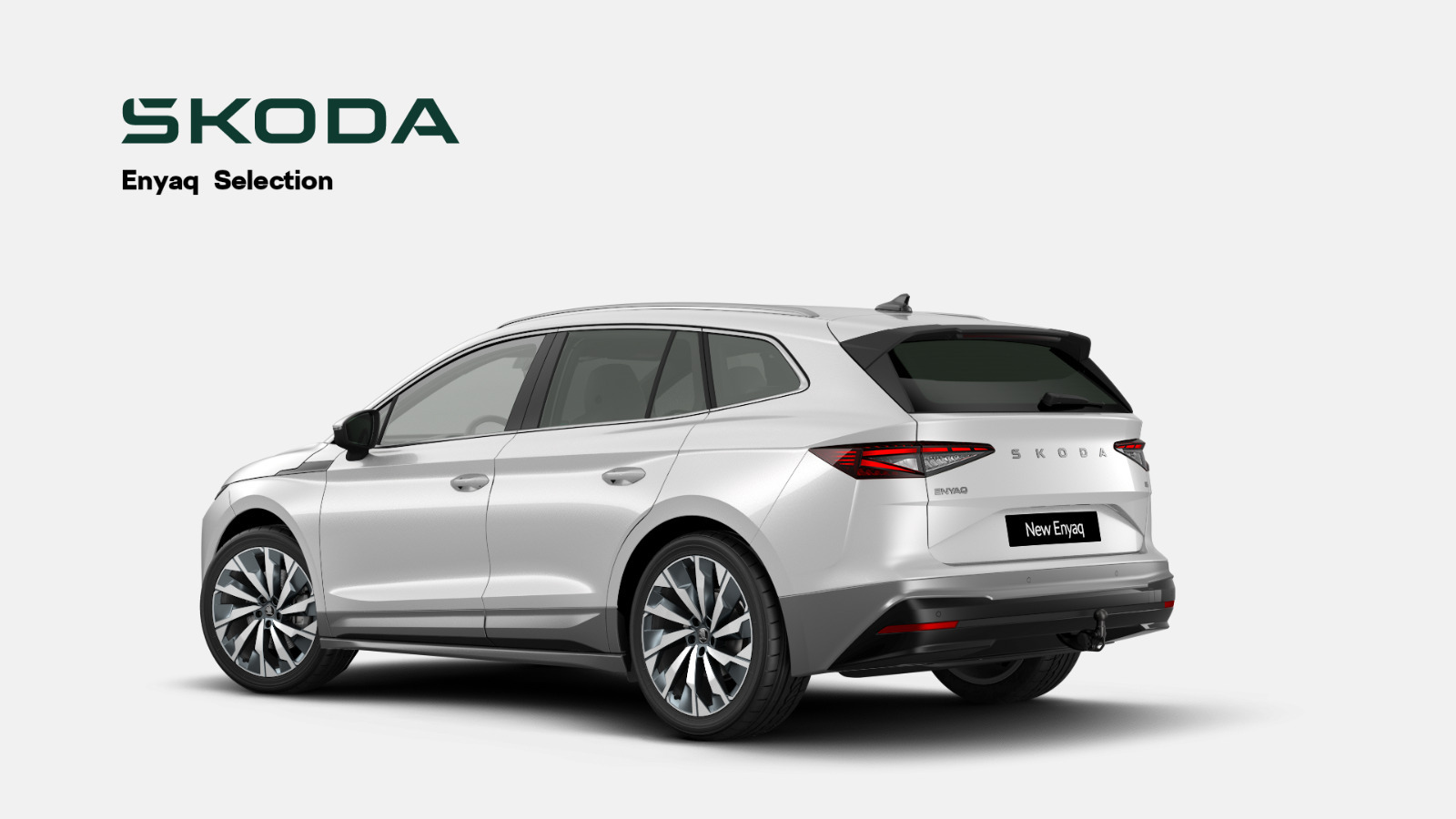 Hvid Skoda Enyaq fra 2026