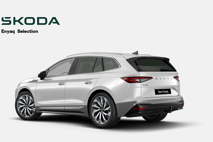Hvid Skoda Enyaq fra 2026