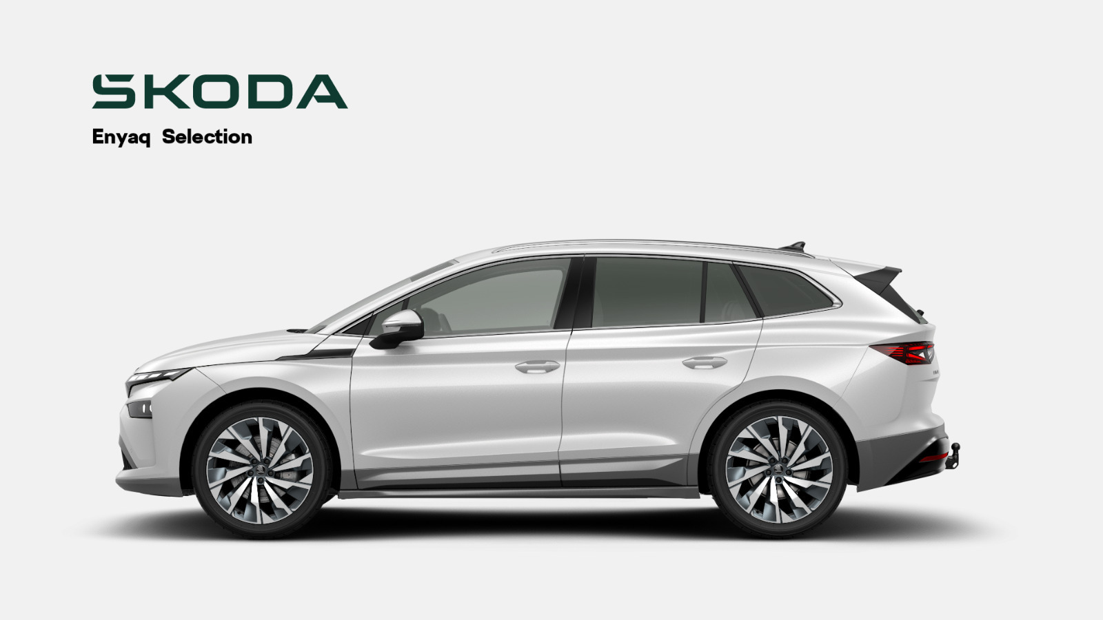 Hvid Skoda Enyaq fra 2026