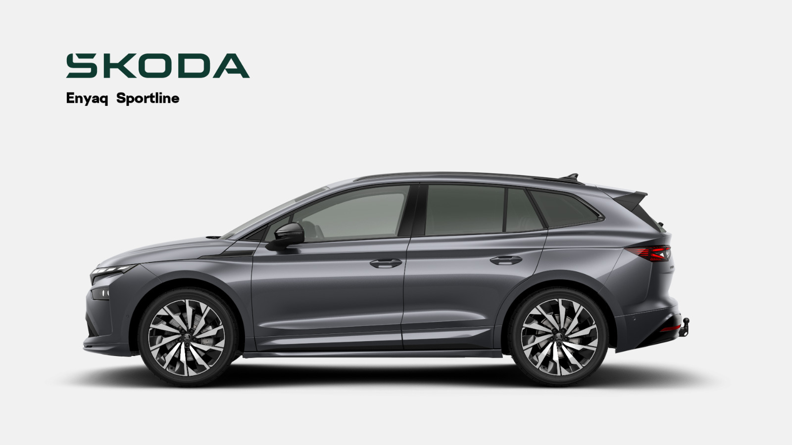 Grå Skoda Enyaq fra 2026