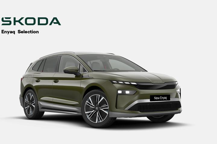 Grøn Skoda Enyaq fra 2026