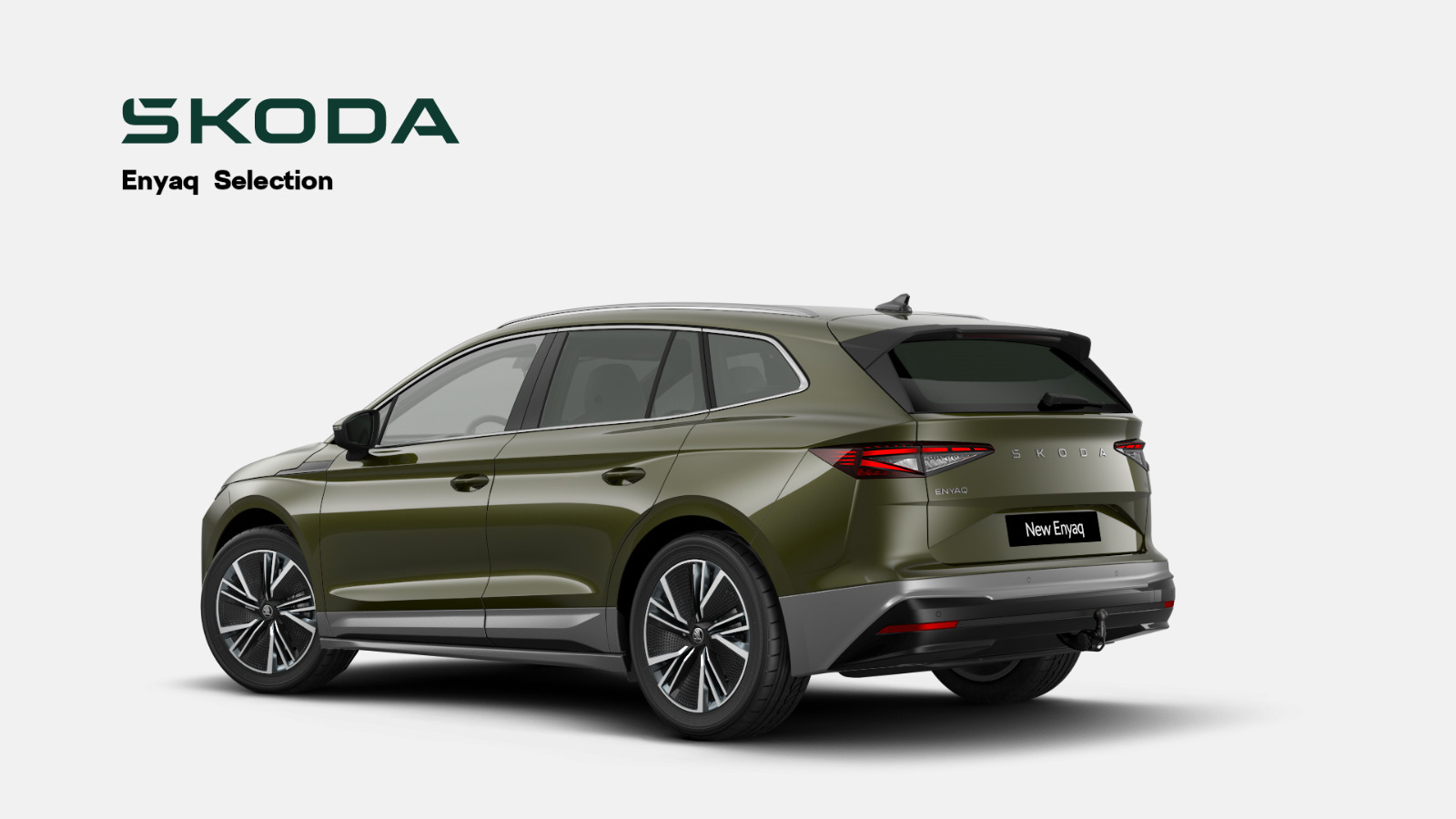 Grøn Skoda Enyaq fra 2026