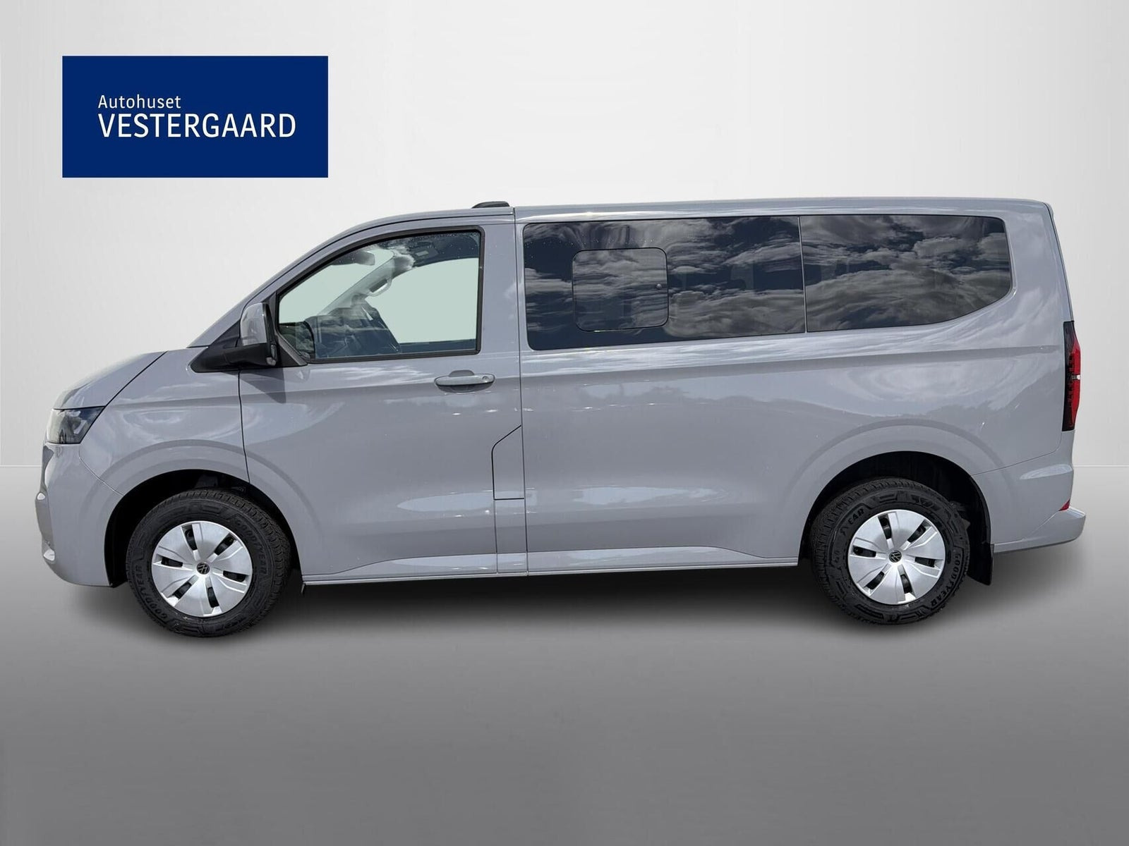 Grå VW e-Transporter fra 2025