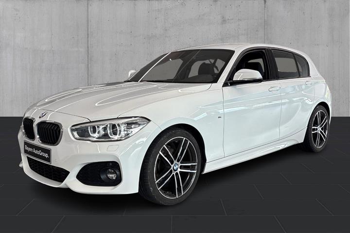 Hvid BMW 118d fra 2018