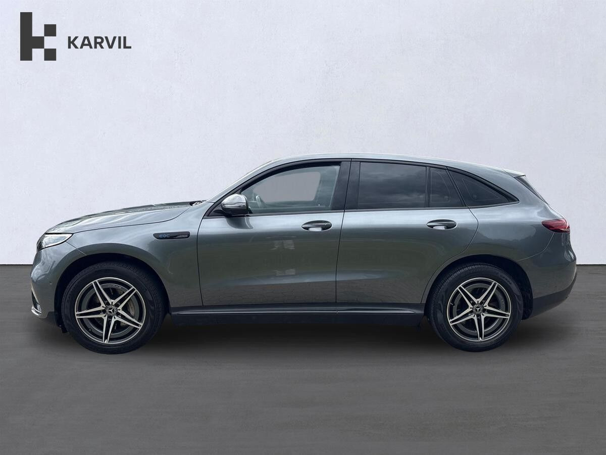 Grå Mercedes EQC400 fra 2020