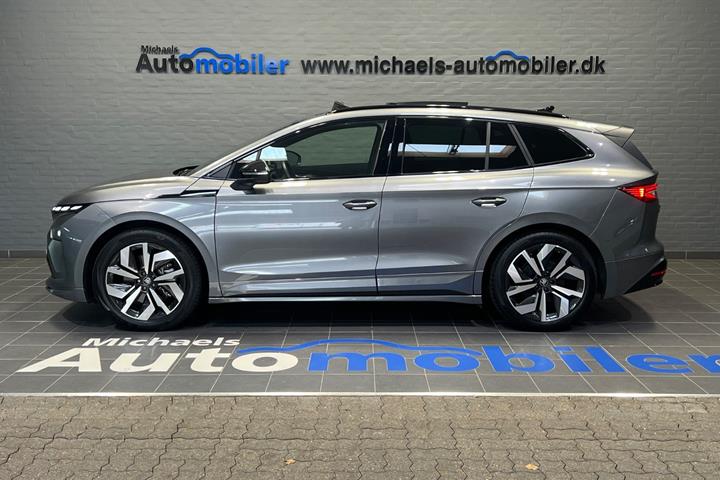 Grå Skoda Enyaq fra 2026