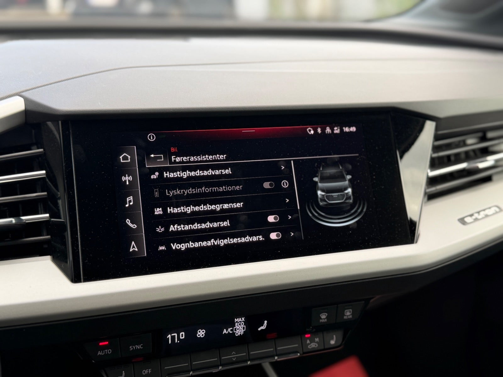 Sort Audi Q4 e-tron fra 2023
