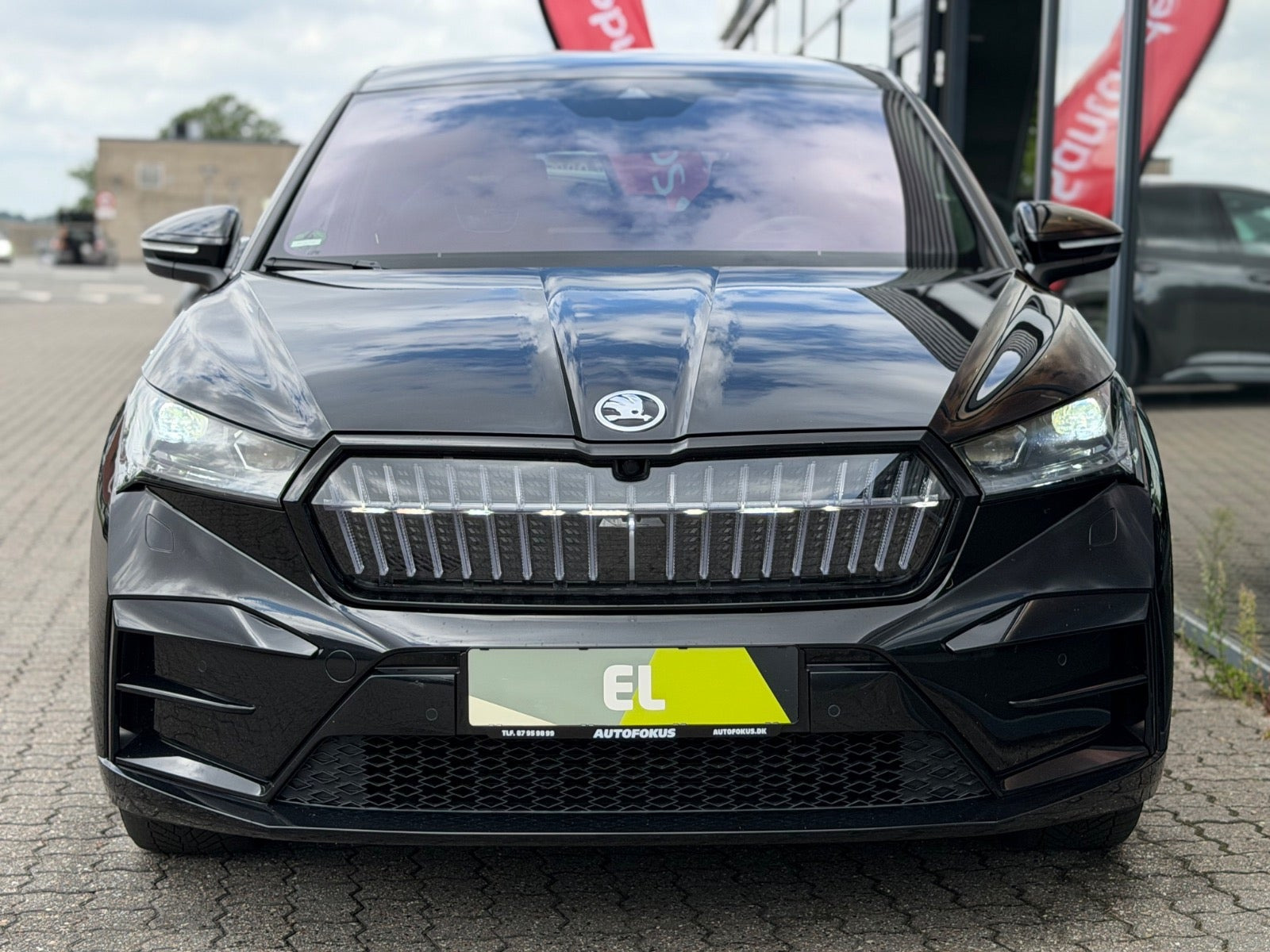 Sort Skoda Enyaq fra 2023