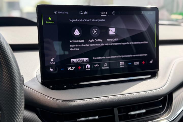 Sort Skoda Enyaq fra 2023