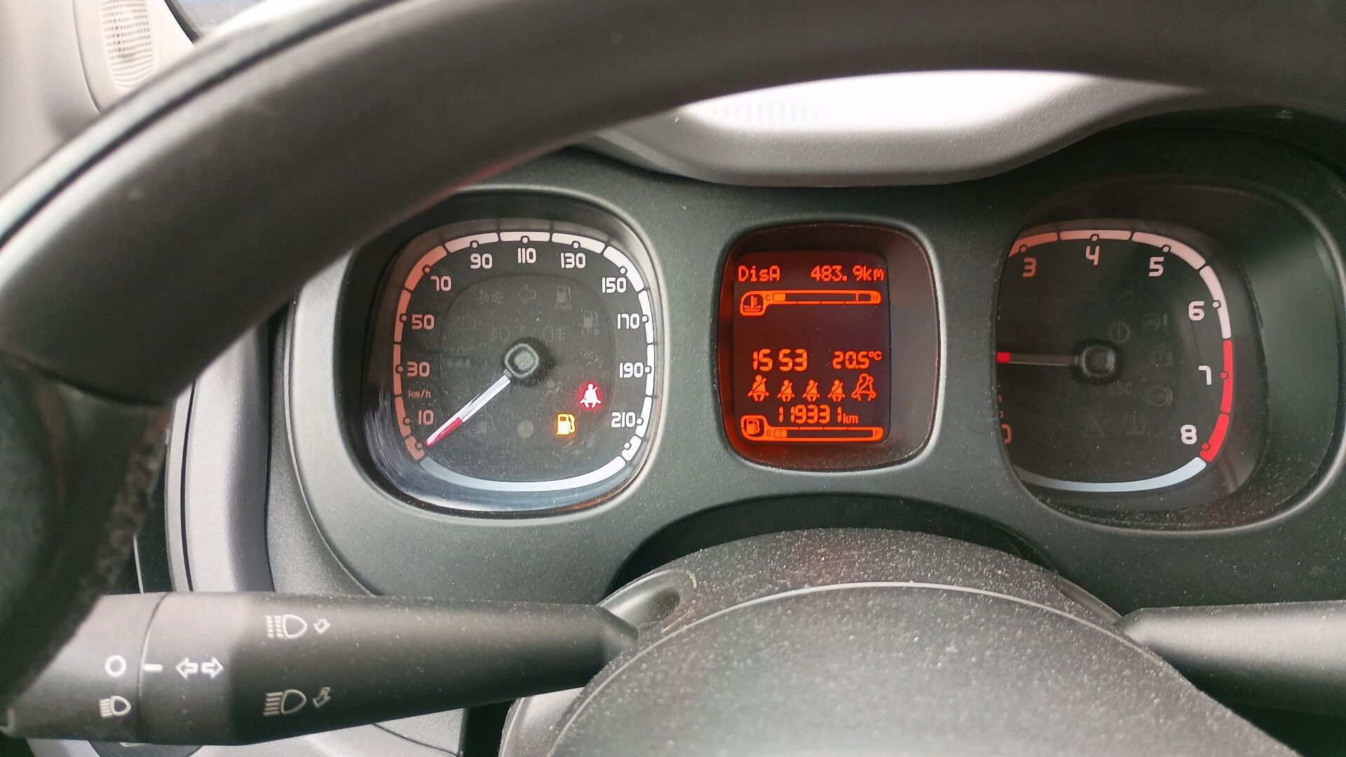 Hvid Fiat Panda fra 2016