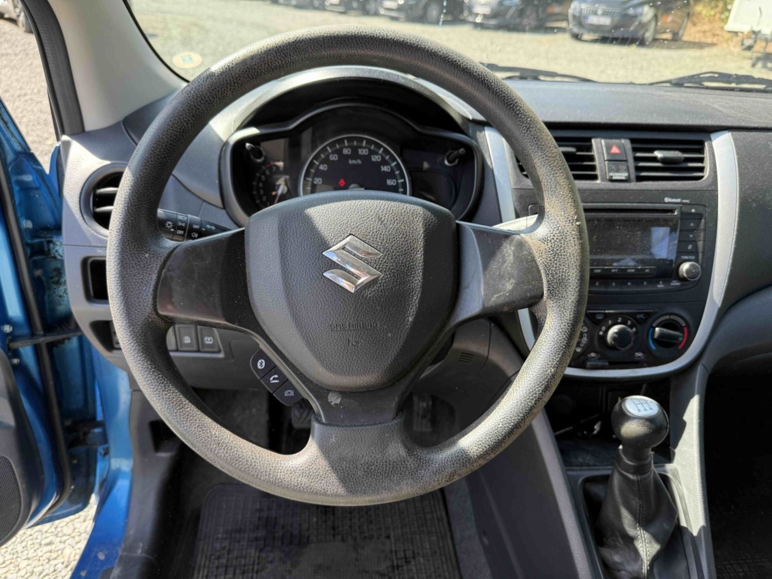 Blå Suzuki Celerio fra 2015