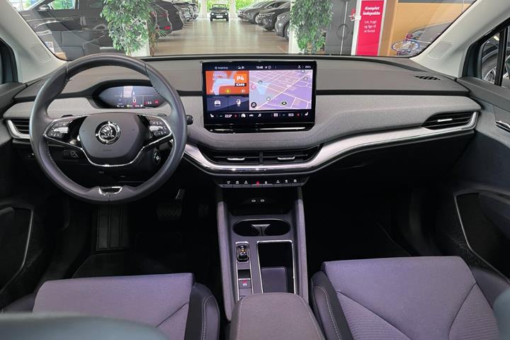Grå Skoda Enyaq fra 2022