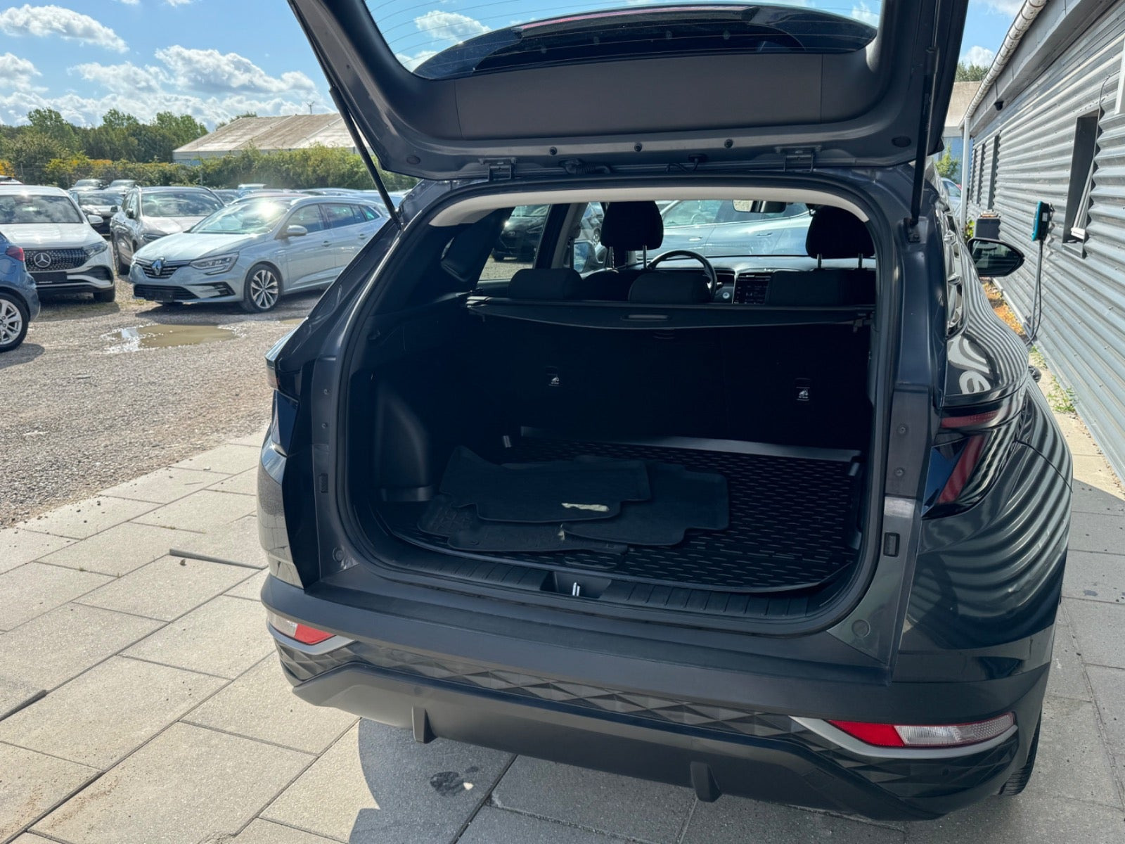 Grå Hyundai Tucson fra 2022