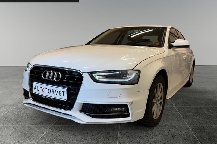Hvid Audi A4 fra 2015
