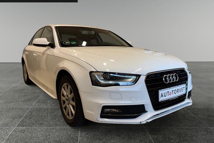 Hvid Audi A4 fra 2015