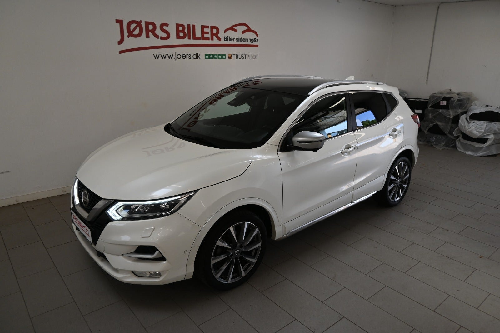 Hvid Nissan Qashqai fra 2019