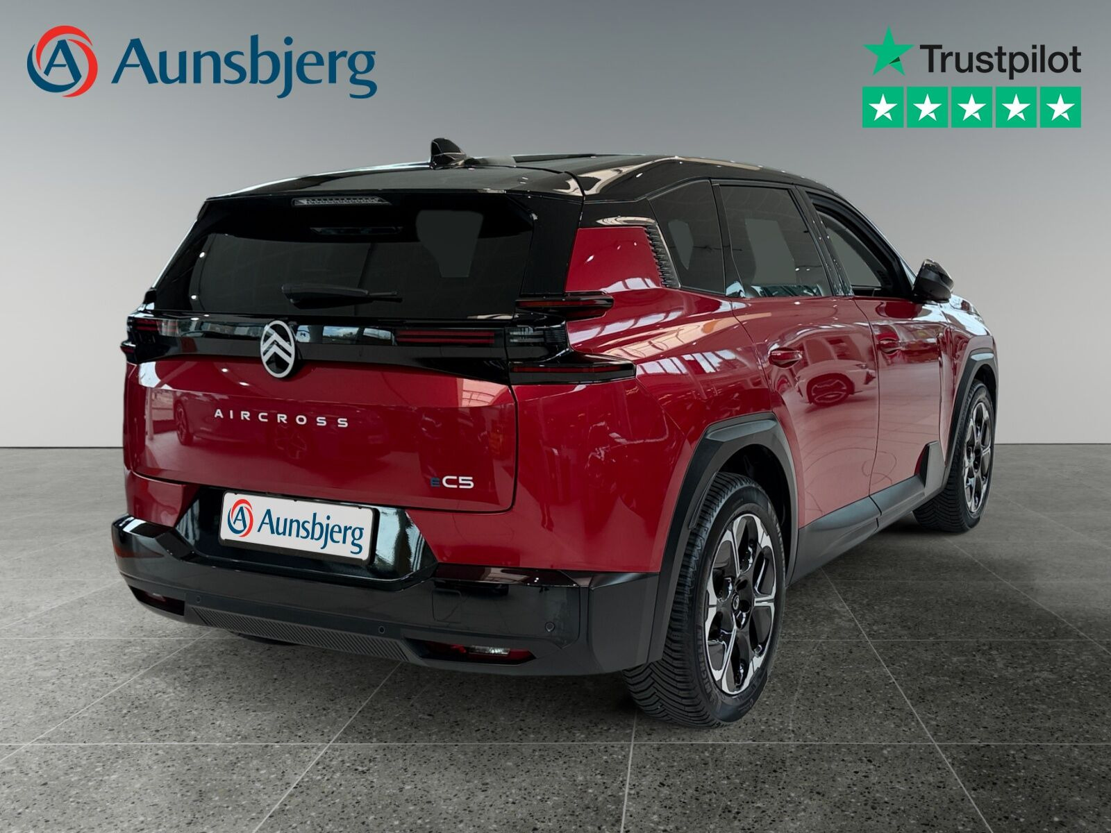 Rød Citroën ë-C5 Aircross fra 2025