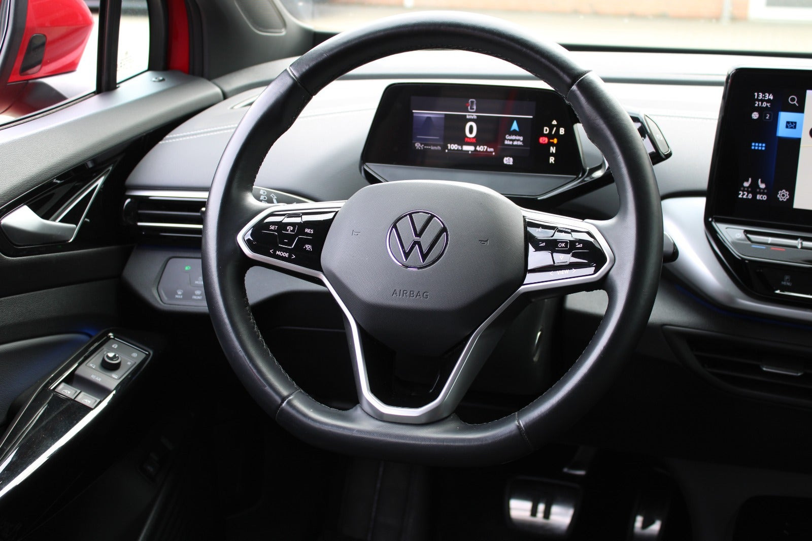 Rød VW ID.4 fra 2023