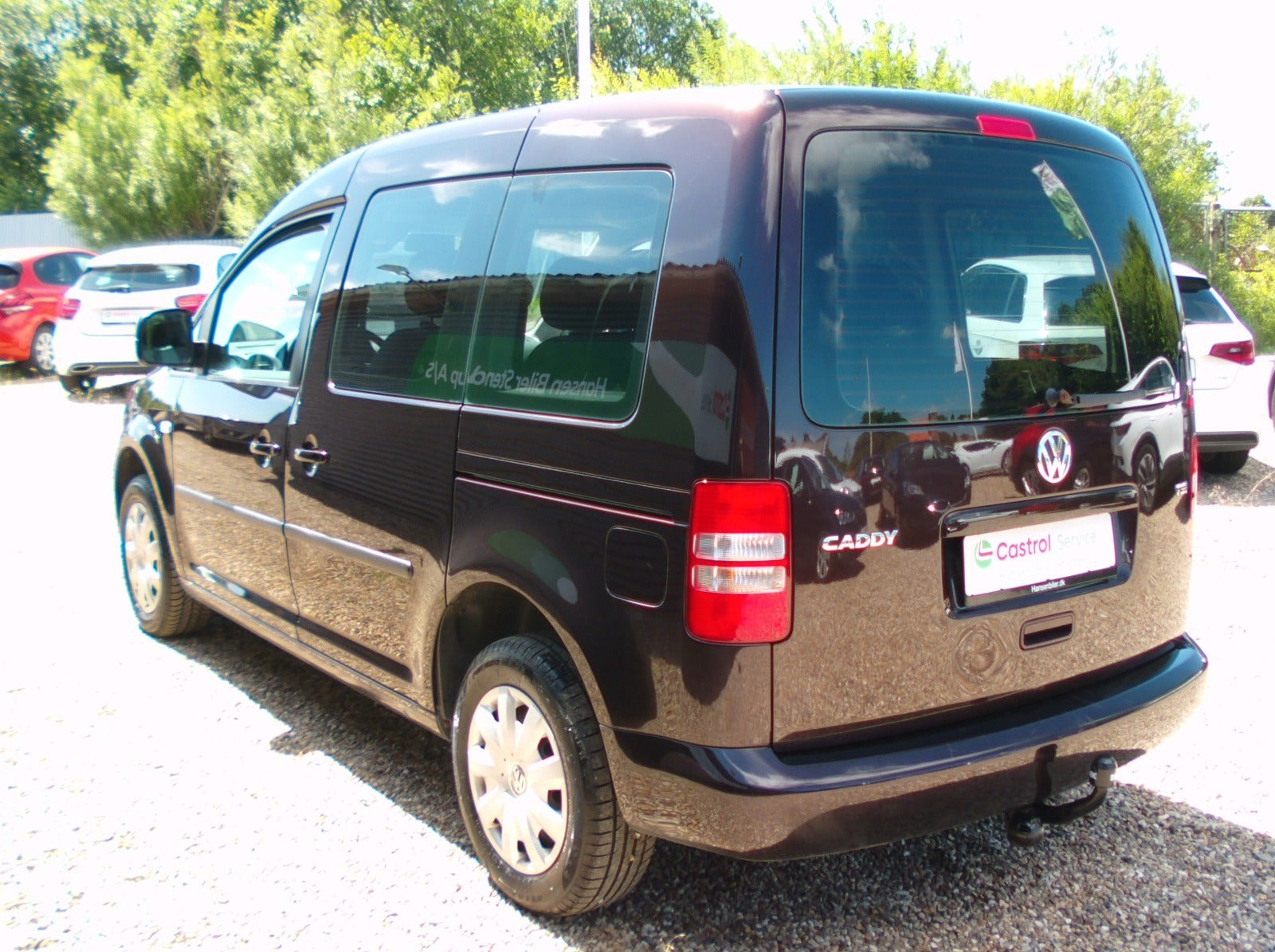 Grå VW Caddy fra 2011