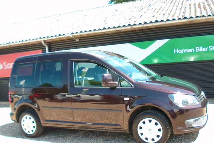 Grå VW Caddy fra 2011