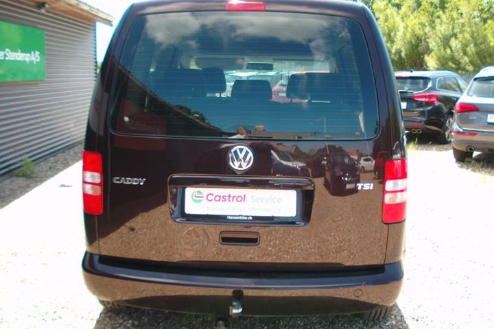 Grå VW Caddy fra 2011