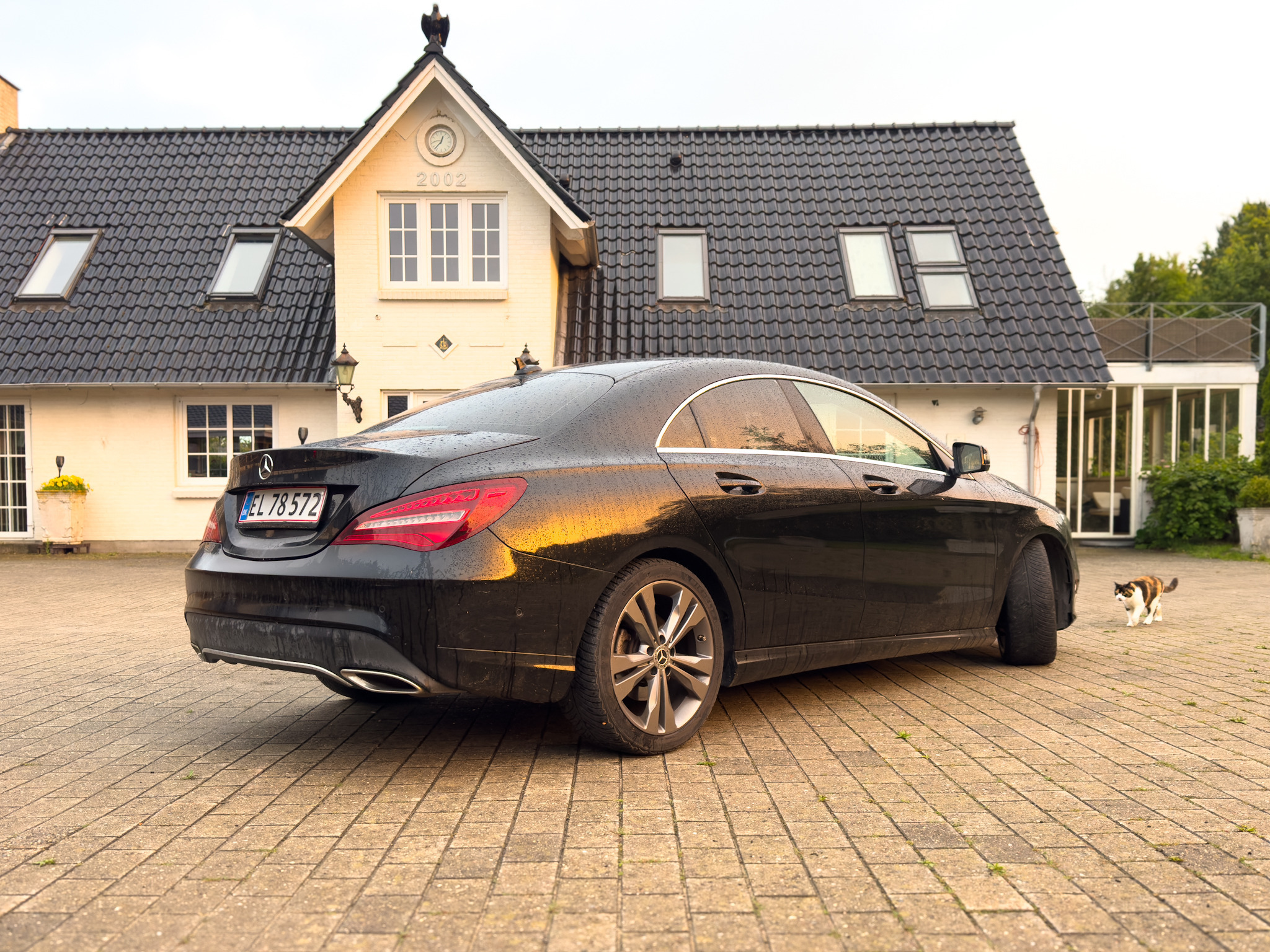 Sort Mercedes CLA fra 2019