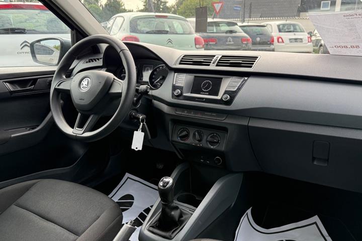 Grøn Skoda Fabia fra 2017