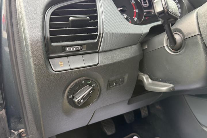 Grøn Skoda Fabia fra 2017