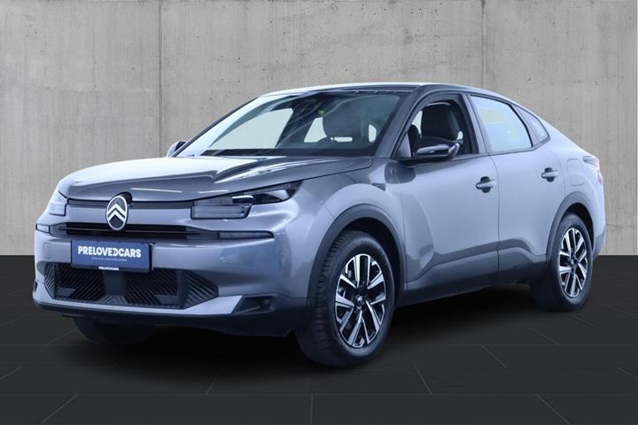 Sølv Citroën ë-C4 fra 2025 set udefra