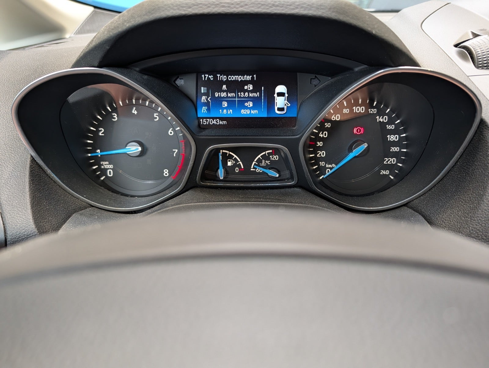 Sølv Ford C-MAX fra 2018